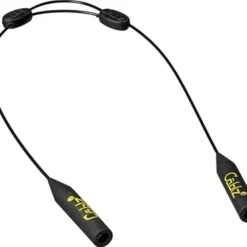 Cablz Zipz Adjustable Eyewear Retainer, Rubber End, 12", Black Stainless Steel - Your Premium Fishing Gear Store Rods Lines Baits Accessories^ Clearance