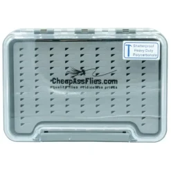 CAF Logo Waterproof Clear Thin Fly Box Tear Drop Foam - Your Premium Fishing Gear Store Rods Lines Baits Accessories^ Best Sale