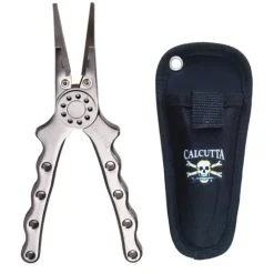 Calcutta FPB02S-GS-10 Aluminum Pliers & Sheath For Saltwater Fishing Use - Your Premium Fishing Gear Store Rods Lines Baits Accessories^ New
