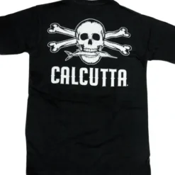 Calcutta Original Logo Short Sleeve T-Shirt, Large, Black - Your Premium Fishing Gear Store Rods Lines Baits Accessories^ Sale