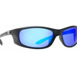 Calcutta San Jose Polarized Sunglasses Matte Black Frame/Blue Mirror Lens - Your Premium Fishing Gear Store Rods Lines Baits Accessories^ Cheap