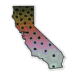 California Rainbow Sticker - Your Premium Fishing Gear Store Rods Lines Baits Accessories^ Shop