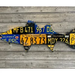 California Striped Bass License Plate Art - Your Premium Fishing Gear Store Rods Lines Baits Accessories^ Shop
