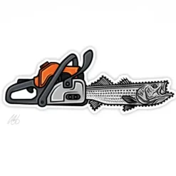 Casey Underwood Fish Decal - Saw Series - Your Premium Fishing Gear Store Rods Lines Baits Accessories^ Store