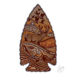 Casey Underwood Stone Point Sticker - Your Premium Fishing Gear Store Rods Lines Baits Accessories^ Hot