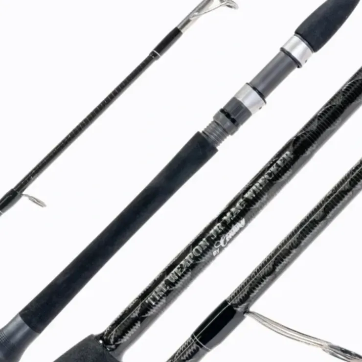 Century Rods Weapon Jr. Mag "Wrecker" Spinning Rod 7'3" 1pc, Up to 50#, ISS876XS Mag Wrecker - Your Premium Fishing Gear Store Rods Lines Baits Accessories^ Clearance