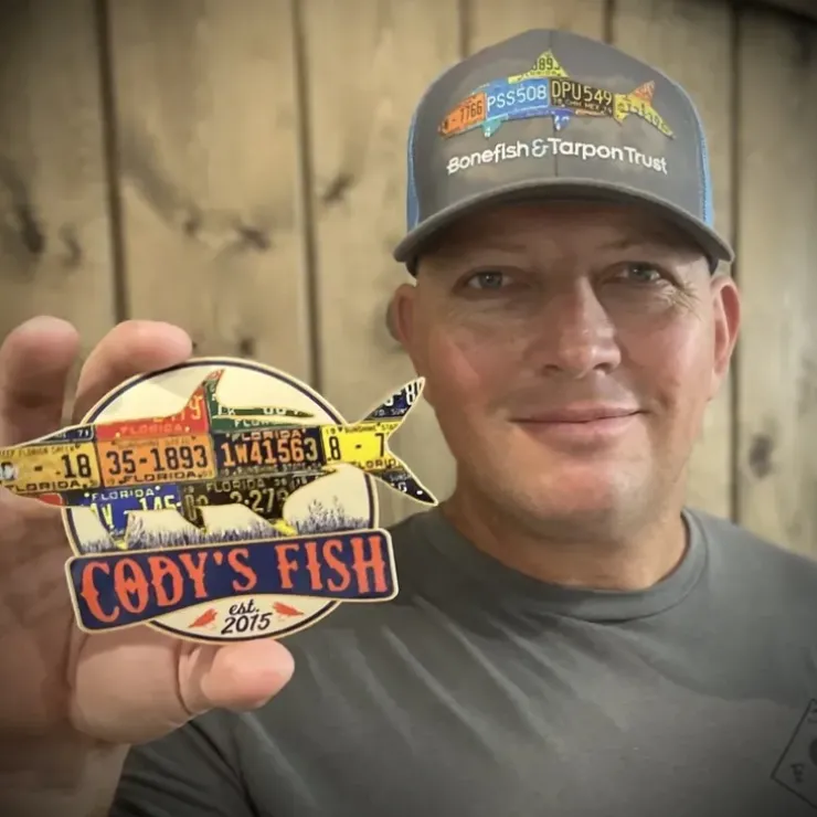 Cody's Fish Antique Florida Tarpon Sticker - Your Premium Fishing Gear Store Rods Lines Baits Accessories^ Sale