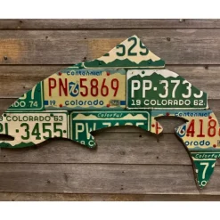 Colorado Vintage Trout License Plate Art - Your Premium Fishing Gear Store Rods Lines Baits Accessories^ Discount