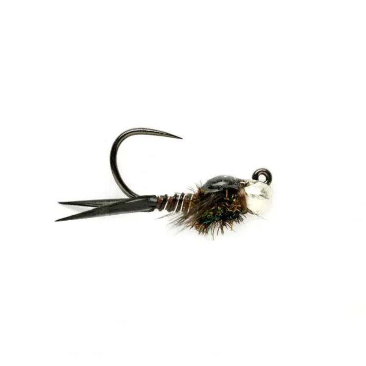 Copper John Jig Black Tungsten Beadhead Barbless - Your Premium Fishing Gear Store Rods Lines Baits Accessories^ Fashion
