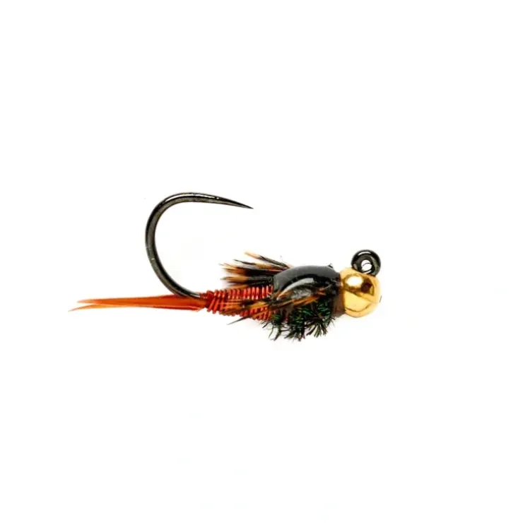 Copper John Jig Red Tungsten Beadhead Barbless - Your Premium Fishing Gear Store Rods Lines Baits Accessories^ Clearance