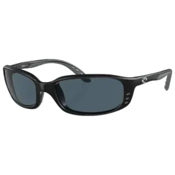Costa Brine Sunglasses Gray Black 580P - Your Premium Fishing Gear Store Rods Lines Baits Accessories^ Discount