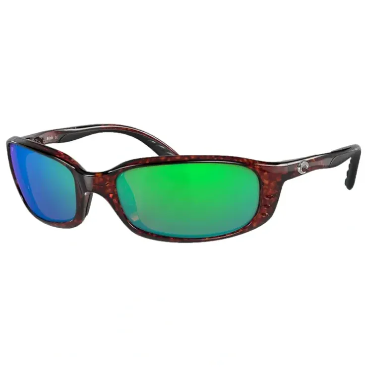 Costa Brine Sunglasses Tortoise Green Mirror 580P - Your Premium Fishing Gear Store Rods Lines Baits Accessories^ Shop