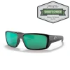 Costa Fantail Pro Sunglasses Matte Black Green Mirror 580G - Your Premium Fishing Gear Store Rods Lines Baits Accessories^ Best