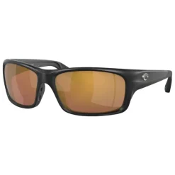Costa Jose Pro Sunglasses Matte Black Gold Mirror 580G - Your Premium Fishing Gear Store Rods Lines Baits Accessories^ Fashion