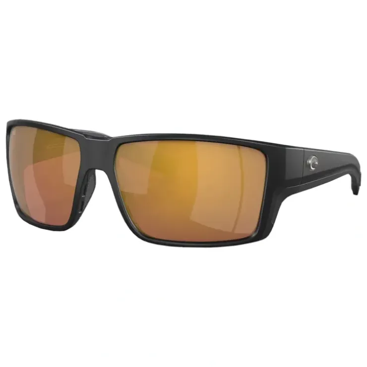 Costa Reefton Pro Sunglasses Matte Black Gold Mirror 580G - Your Premium Fishing Gear Store Rods Lines Baits Accessories^ Sale