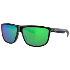 Costa Rincondo Sunglasses Shiny Black Green Mirror 580P - Your Premium Fishing Gear Store Rods Lines Baits Accessories^ Shop