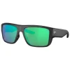 Costa Taxman Sunglasses Matte Black Green Mirror 580G - Your Premium Fishing Gear Store Rods Lines Baits Accessories^ Outlet