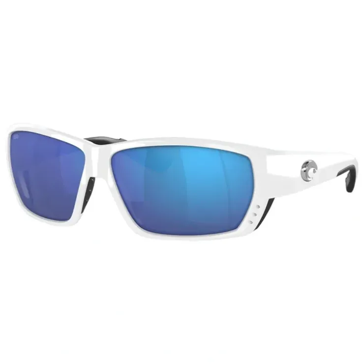 Costa Tuna Alley Sunglasses White Blue Mirror 580G - Your Premium Fishing Gear Store Rods Lines Baits Accessories^ Flash Sale