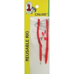 Creme Midget Crawler Worm, 1 Rig and Spare, 3-1/2" - Your Premium Fishing Gear Store Rods Lines Baits Accessories^ Cheap