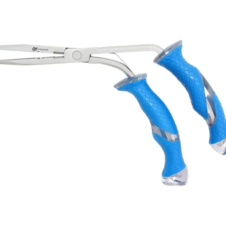 Cuda 9" Titanium Bonded Stainless Steel Freshwater Plier with Pistol Grip Blue - Your Premium Fishing Gear Store Rods Lines Baits Accessories^ Clearance
