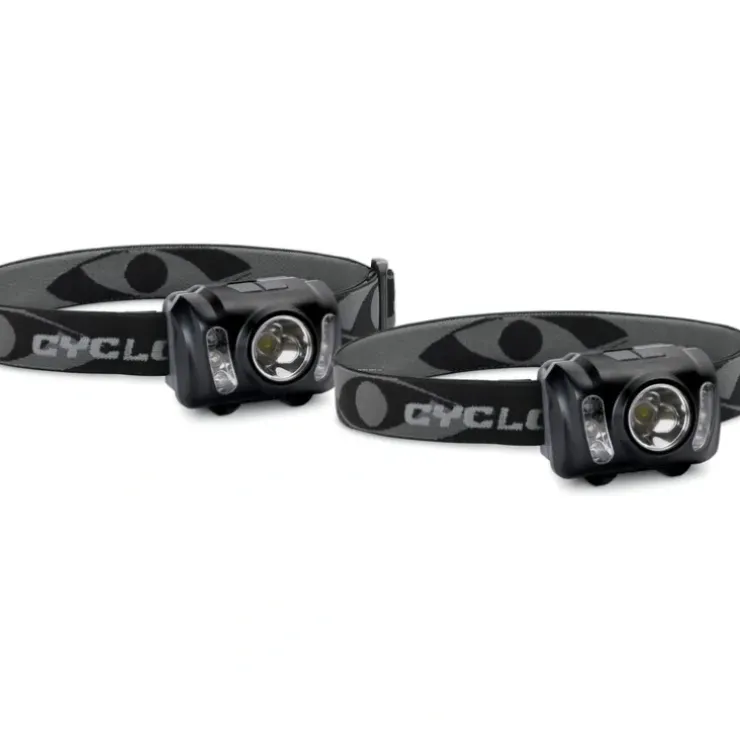 Cyclops 210 Adjustable stretch Lumen Headlamp 2 PK, Waterproof, Black,8oz - Your Premium Fishing Gear Store Rods Lines Baits Accessories^ Outlet