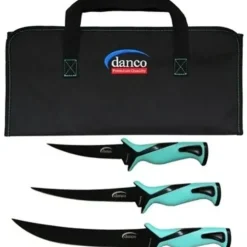 Danco Pro Series 3 Piece Knife Set - Seafoam - Your Premium Fishing Gear Store Rods Lines Baits Accessories^ Outlet