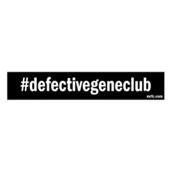 #defectivegeneclub Sticker Black - Your Premium Fishing Gear Store Rods Lines Baits Accessories^ Fashion