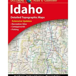 Delorme Gazetter and Atlas : Idaho - Your Premium Fishing Gear Store Rods Lines Baits Accessories^ Best