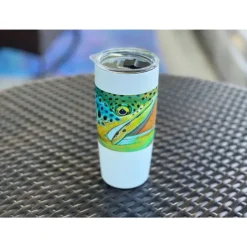 DeYoung Brown Trout 20oz Tumbler - Your Premium Fishing Gear Store Rods Lines Baits Accessories^ Online
