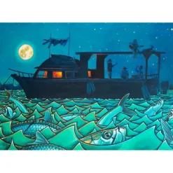 DeYoung Tarpon Cuban Spongers Canvas Print - Your Premium Fishing Gear Store Rods Lines Baits Accessories^ Store