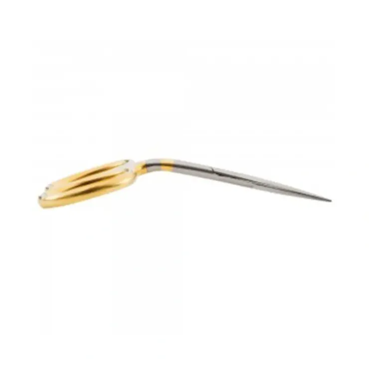 Dr. Slick All Purpose Scissor 4" Bent Shaft Gold Loops Straight - Your Premium Fishing Gear Store Rods Lines Baits Accessories^ Cheap