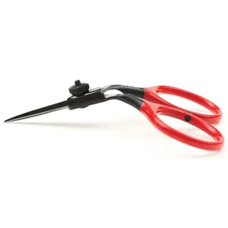 Dr. Slick Black Widow All Purpose Razor Scissor 4" Bent Shaft Black and Red - Your Premium Fishing Gear Store Rods Lines Baits Accessories^ Best Sale