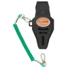 Dr. Slick Holster 5" Black Molded Rubber w/ Swivel Belt Clip and Full Swivel Coiled Lanyard - Your Premium Fishing Gear Store Rods Lines Baits Accessories^ Best Sale