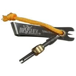 Dr. Slick Nipper w/Pin, File, Off Set Cutter & Knot Tyer Satin - Your Premium Fishing Gear Store Rods Lines Baits Accessories^ Best Sale