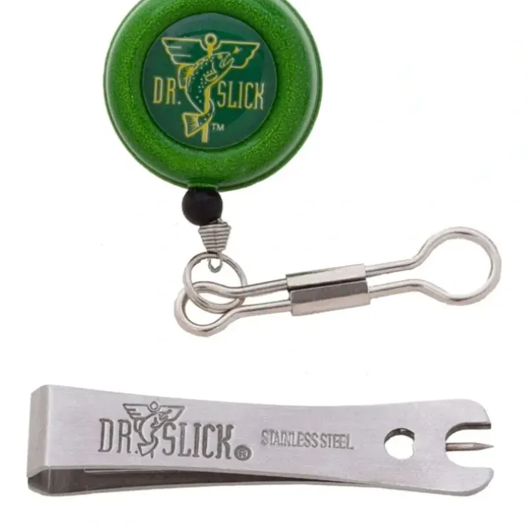 Dr. Slick RISOG Reel (Green) and NP2 Nipper (Satin) - Your Premium Fishing Gear Store Rods Lines Baits Accessories^ Outlet