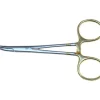 Dr. Slick Standard Clamp, 5-1/2", Gold Loops, Curved - Your Premium Fishing Gear Store Rods Lines Baits Accessories^ Online