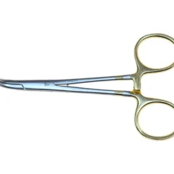 Dr. Slick Standard Clamp, 5", Gold Loops, Curved - Your Premium Fishing Gear Store Rods Lines Baits Accessories^ Flash Sale