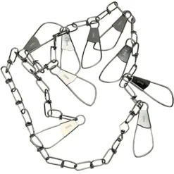 Eagle Claw 04300-005 46" 9-Snap Chain Stringer - Your Premium Fishing Gear Store Rods Lines Baits Accessories^ Clearance