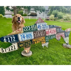 Extra-Large 6-Foot Brown Trout License Plate Art - Your Premium Fishing Gear Store Rods Lines Baits Accessories^ Sale