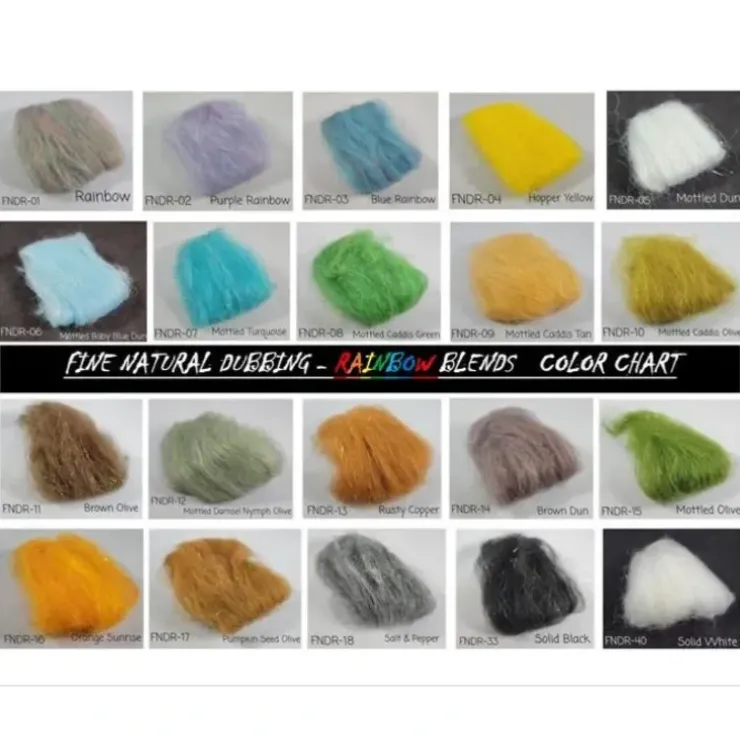 Fine Natural Dubbing - Rainbow Blend - Your Premium Fishing Gear Store Rods Lines Baits Accessories^ Store