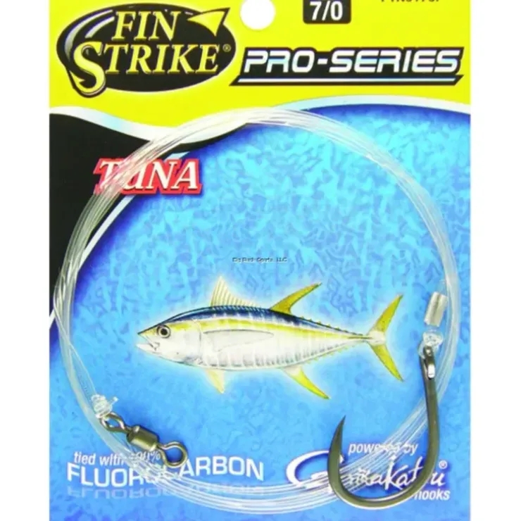 Fin Strike Pro Series Tuna Rig LiveBait Hook & Fluoro Size 7/0 - Your Premium Fishing Gear Store Rods Lines Baits Accessories^ Sale