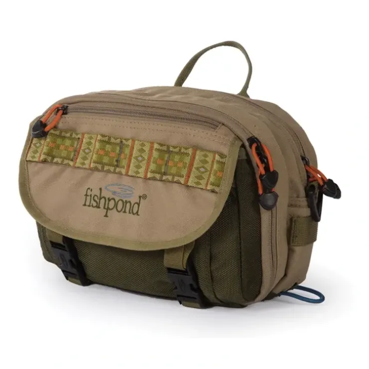 Fishpond Blue River Chest/Lumbar Pack Khaki/Sage Green - Your Premium Fishing Gear Store Rods Lines Baits Accessories^ New