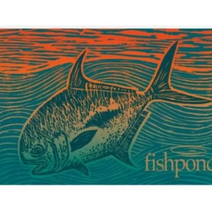 Fishpond Permit Paradise 5" Sticker - Your Premium Fishing Gear Store Rods Lines Baits Accessories^ New