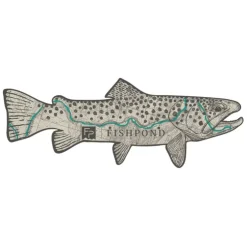 Fishpond Topo Trout Sticker 8" - Your Premium Fishing Gear Store Rods Lines Baits Accessories^ Hot