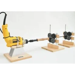 Flex Coat Cork Lathe Set Up - Your Premium Fishing Gear Store Rods Lines Baits Accessories^ Shop