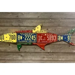 Florida Antique Cobia License Plate Art - Your Premium Fishing Gear Store Rods Lines Baits Accessories^ Sale