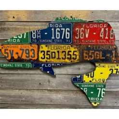 Florida Antique Largemouth Bass License Plate Art - Ready-To-Ship - Your Premium Fishing Gear Store Rods Lines Baits Accessories^ Best Sale
