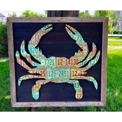 Florida Blue Crab License Plate Art - Your Premium Fishing Gear Store Rods Lines Baits Accessories^ Fashion