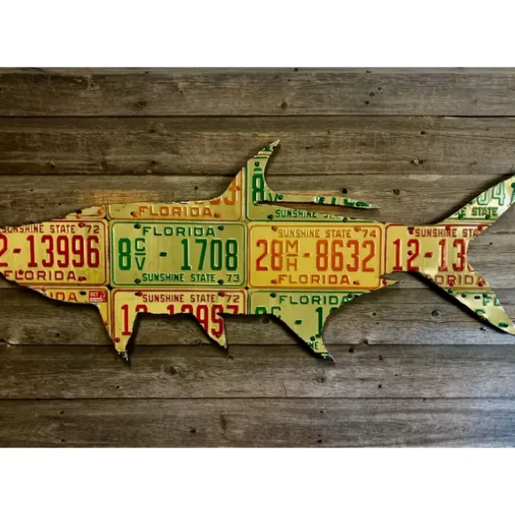 Florida Tarpon 1970s Vintage License Plate Art - Your Premium Fishing Gear Store Rods Lines Baits Accessories^ Discount