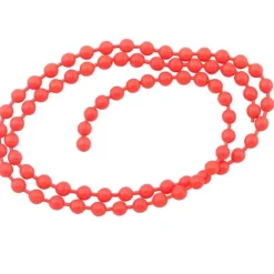 Fluorescent Bead Chain Fl. Red - Your Premium Fishing Gear Store Rods Lines Baits Accessories^ Best Sale